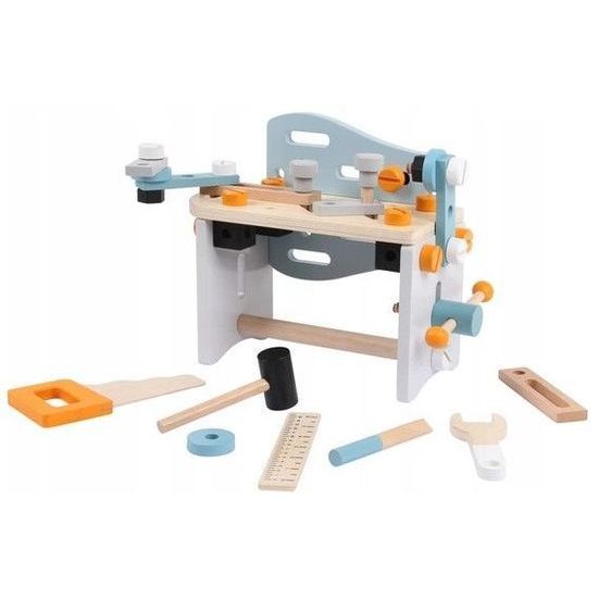 Ecotoys dřevěný pracovní stůl pro nejmenší