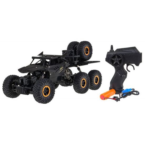 Auto na dálkové ovládání šestikolové Monster Truck oranžové 1:18