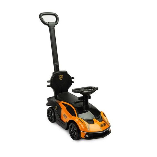 Odrážedlo s vodící tyčí Lamborghini Essenza orange