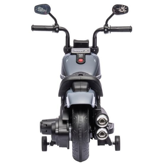 Dětská elektrická motorka Faster - šedá