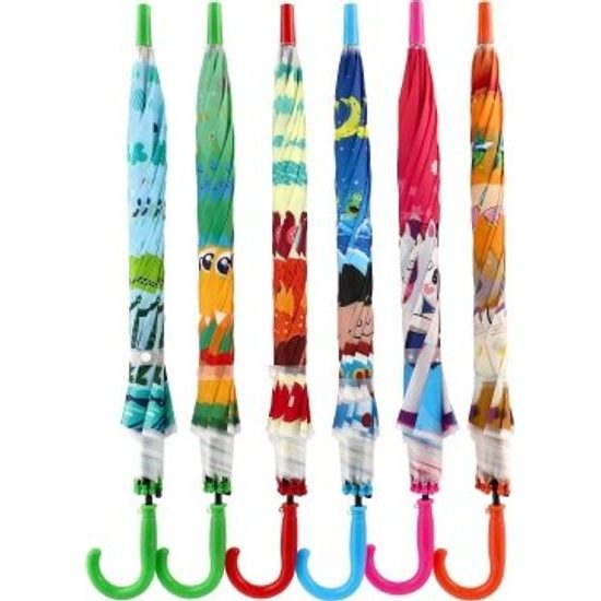 Vystřelovací Deštník - mix 6 barev