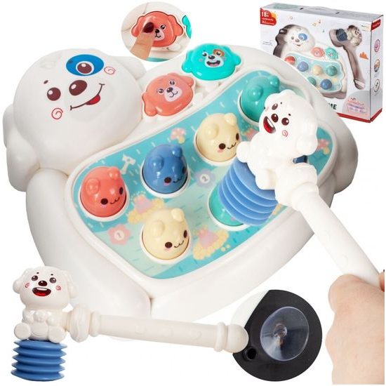 Interaktivní zatloukání míčků pro nejmenší Hamster Game