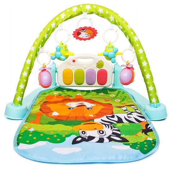 SMONTOVÁNO Doris hrací deka s hrazdou, piankem a dálkovým ovládáním Gym Mat