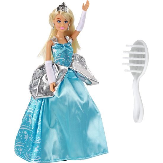 Panenka princezna Anlily v modrých šatech