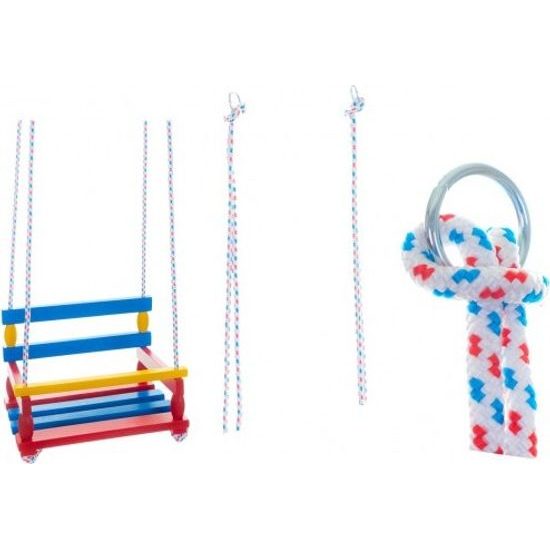 Dřevěná Houpačka barevná