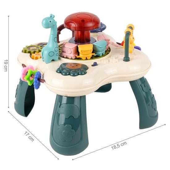 Mini edukační stoleček se světly a zvuky Mini Zoo