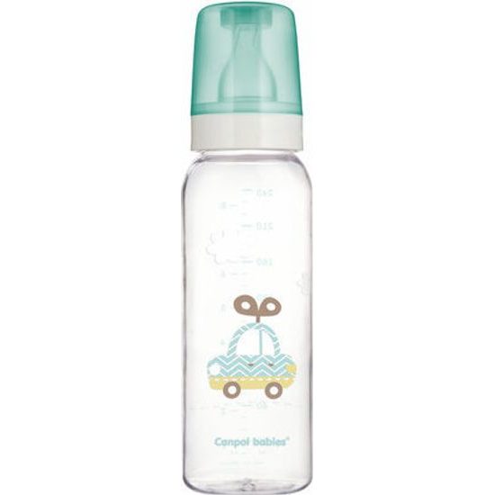 Canpol Babies Canpol Babies Skleněná lahvička 240 ml Panenka - růžová