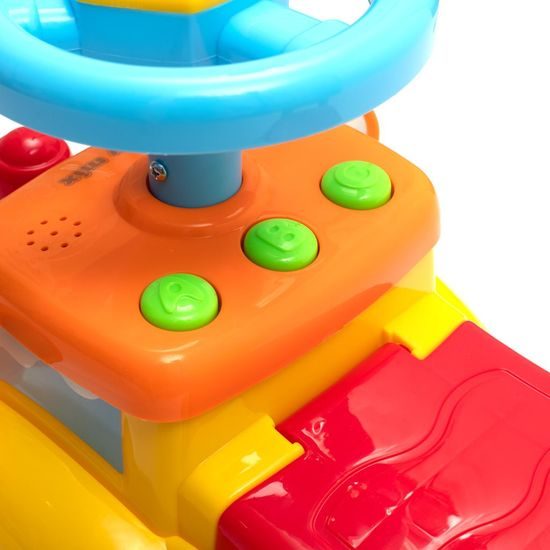 Baby Mix dětské odrážedlo Vláček se zvukem žluté