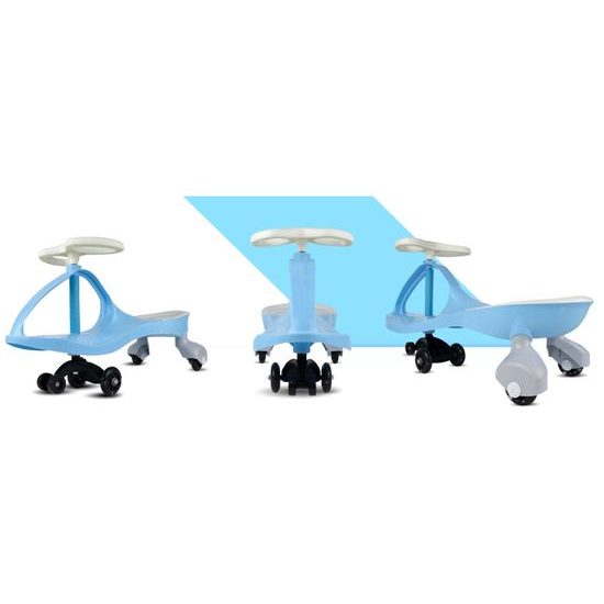 Gravitační odrážedlo se svítícími koly Spinner modré