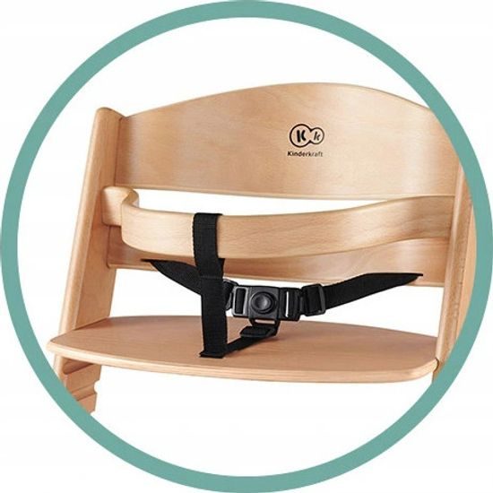 Jídelní židlička Kinderkraft Enock přírodní