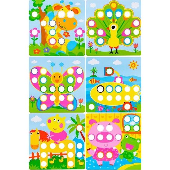 Dětská knoflíková vkládačka Button Idea