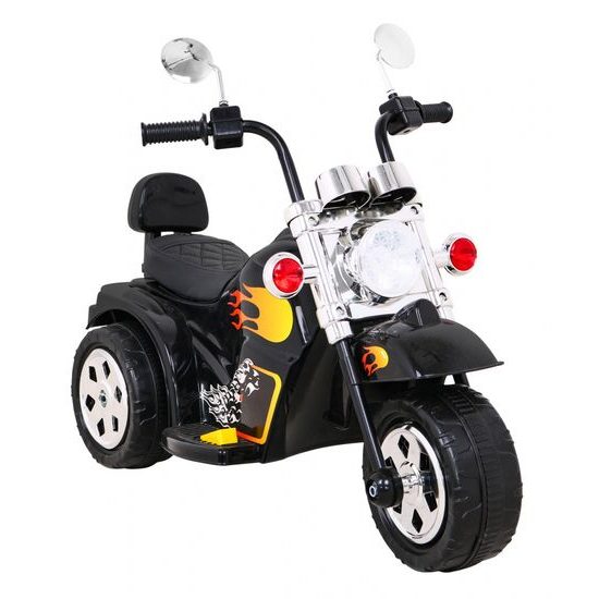 Dětská elektrická tříkolka Hot Chopper černá