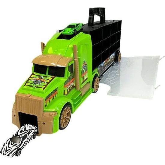 Kamionový transportér s dinosaury