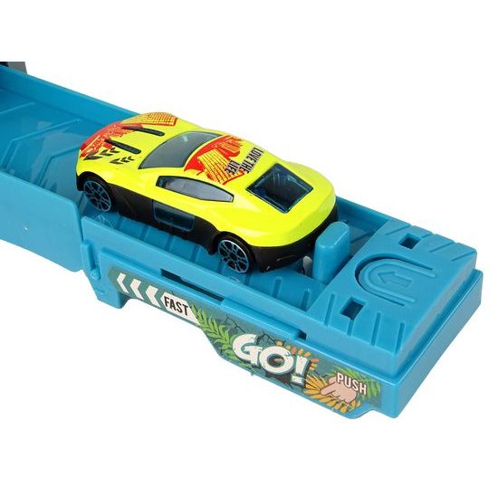 Odtahové auto se 3 autíčky a 2 skluzavkami Dino Truck