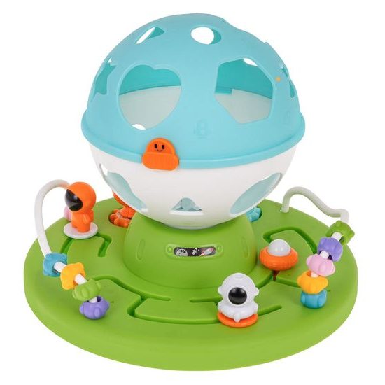 Interaktivní vkládačka s funkcí světla a zvuku - modrá