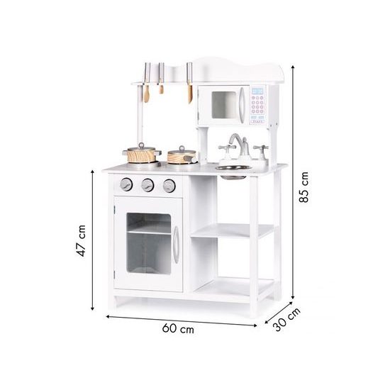 Dětská dřevěná kuchyňka White Kitchen