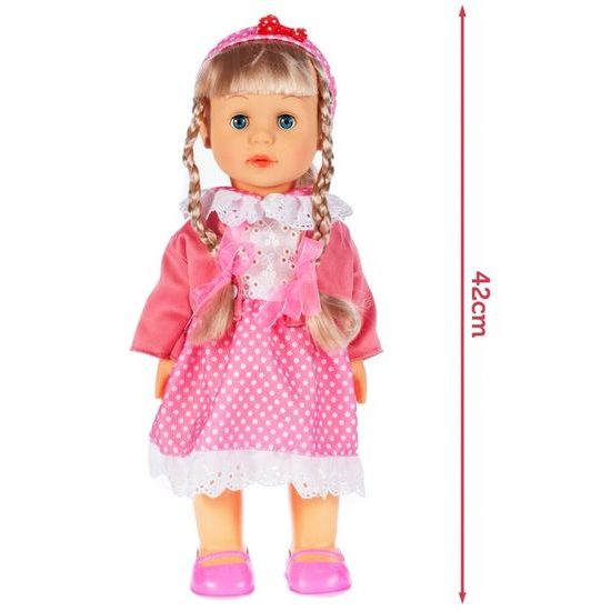 Chodící a mluvící panenka s oblečením Belinda 42 cm