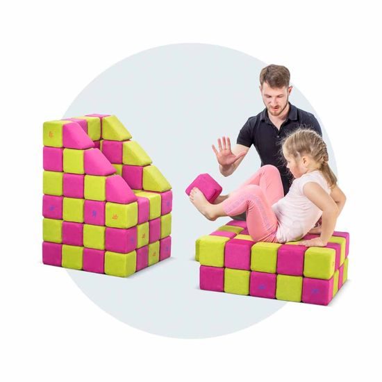 Magnetická stavebnice JollyHeap Medium 50 ks