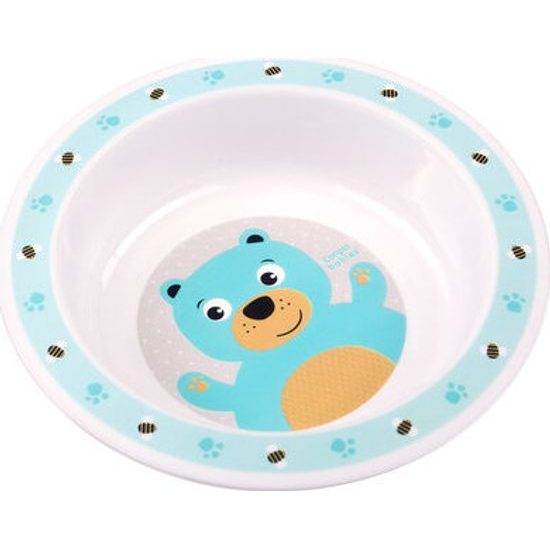 CANPOL babies Plastová miska CUTE ANIMALS 270ml medvídek