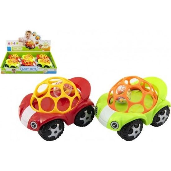 Auto pro nejmenší s míčkem - mix 2 barvy