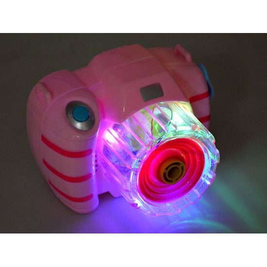 Majlo Toys bublifuk na baterie Fotoaparát růžový
