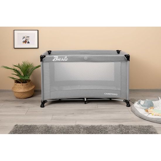 Cestovní postýlka CARETERO Basic 2016 grey