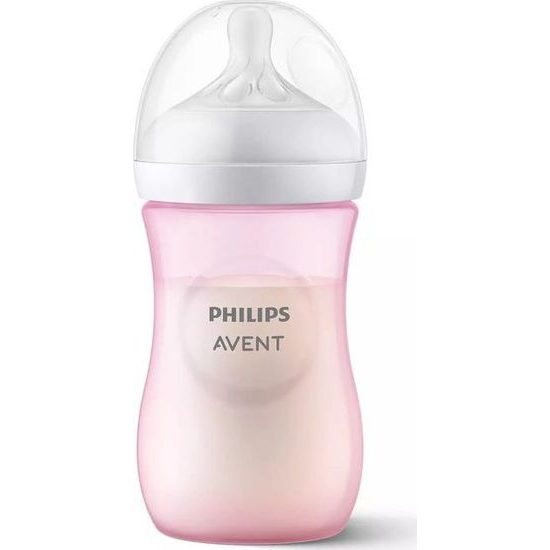 Philips Avent kojenecká láhev Natural 260ml - růžová