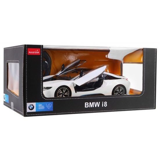 Rastar auto na dálkové ovládání BMW i8 1:14 bílé