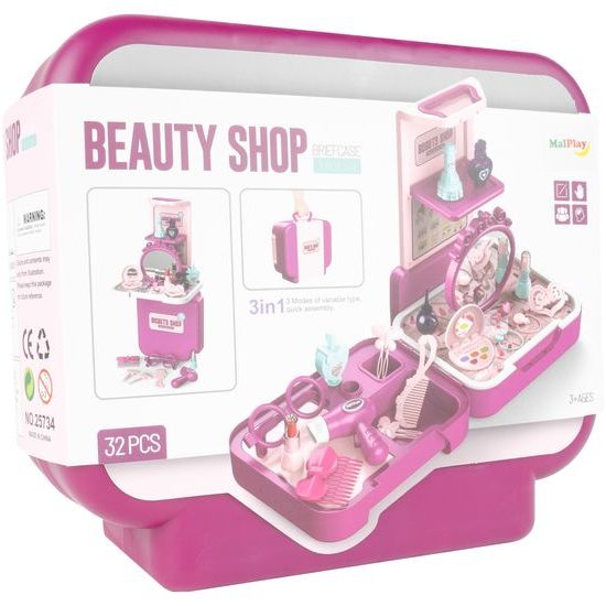 Dětský salón krásy v kufříčku Beauty Shop