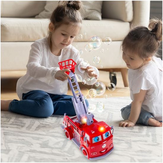 Majlo Toys hasičské auto s bublifukom a melódiami Bubble Pumper