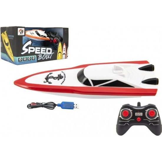 Motorový člun do vody RC na baterie + dobíjecí pack