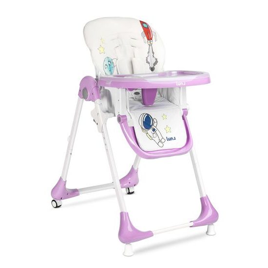 Jídelní židlička CARETERO Luna lavenda