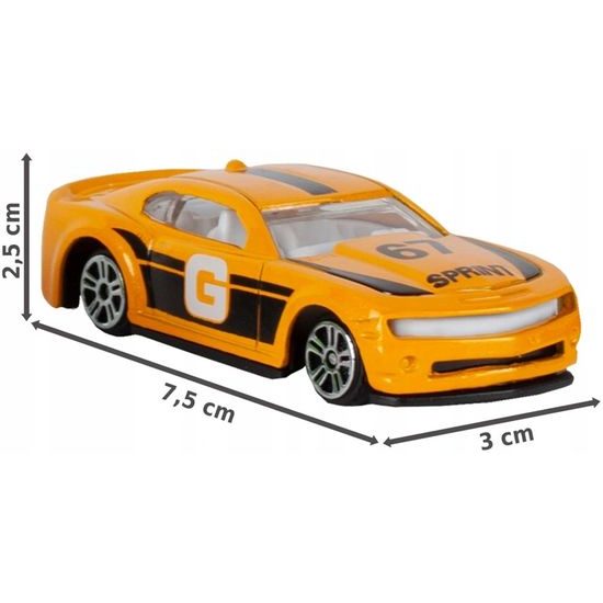 Sestava 16 kovových autíček Metal Alloy Cars