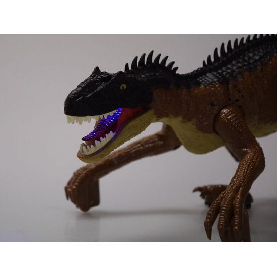 Interaktivní chodící Dinosaurus na dálkové ovládání - hnědý