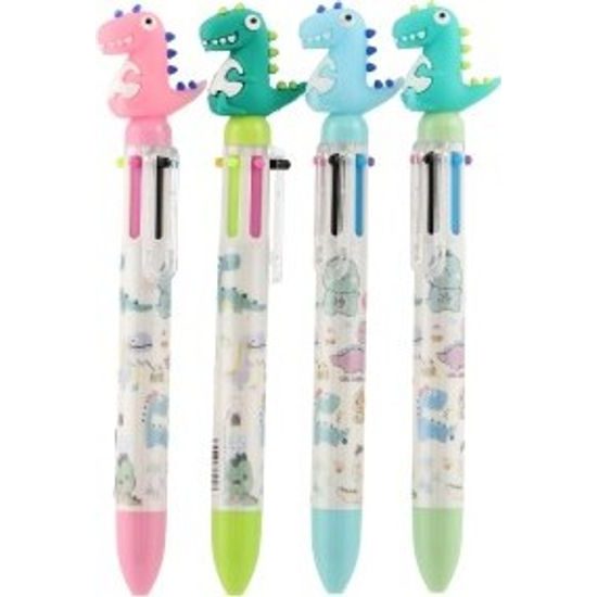 Propiska/Tužka dinosaurus - mix 4 barvy