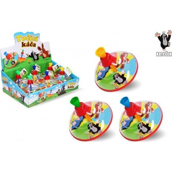 Káča točící Krtek -mix 3 barvy