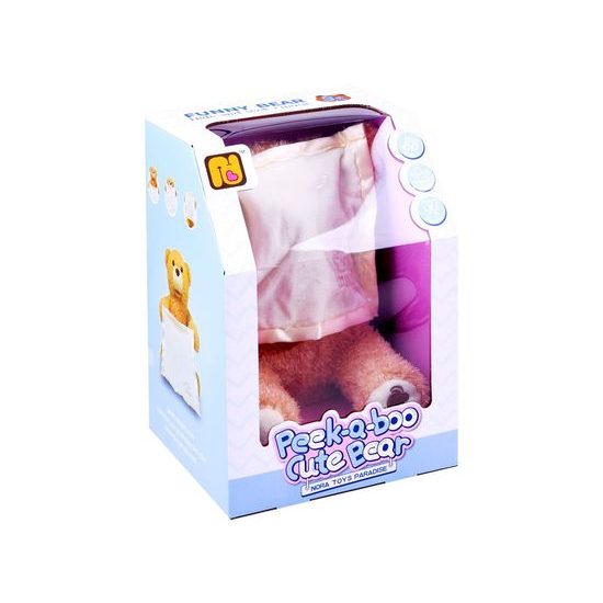 Plyšový medvídek Peek-a-Boo - hra na schovávanou