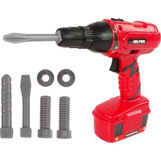 Sada nářadí s ochrannými brýlemi červeno-šedá