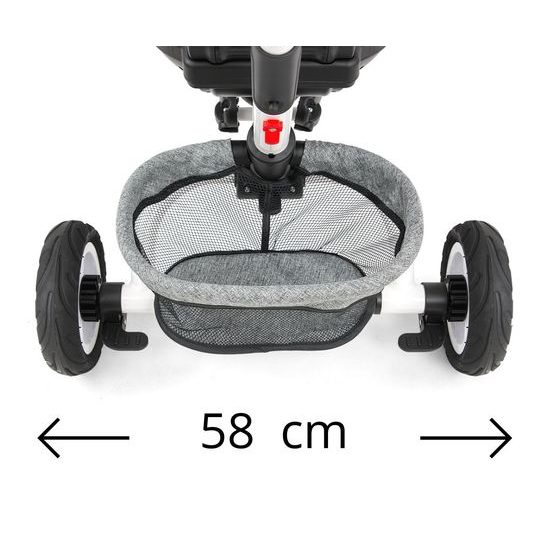 Dětská tříkolka 6v1 Milly Mally Stanley grey