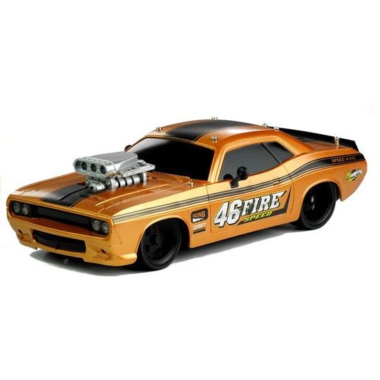 Auto na dálkové ovládání Muscle Car bronzové 1:16