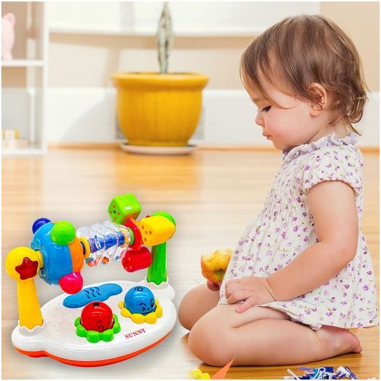 Dětské vzdělávací chrastítko na baterie Music Kingdom