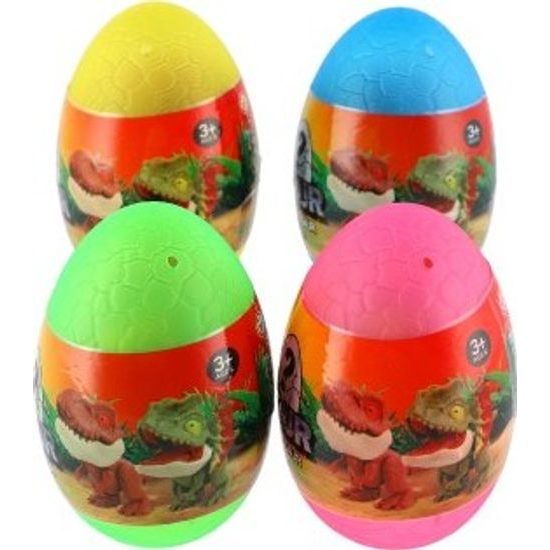 Kousací dinosaurus ve vajíčku - MIX 4 barvy