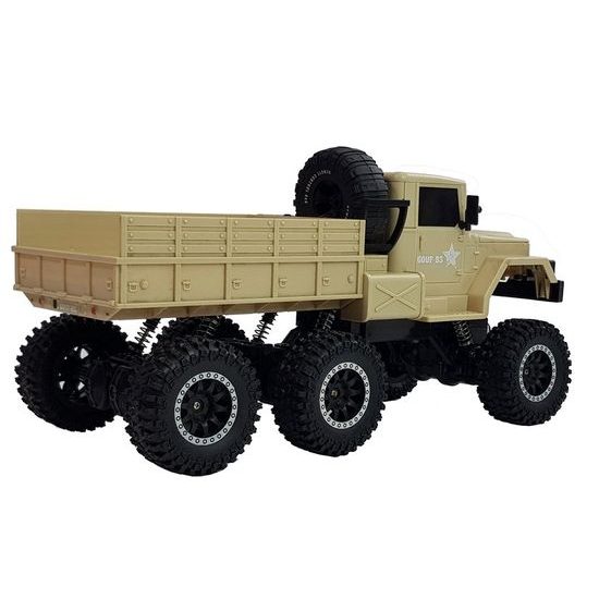 Nákladní auto 6x6 na dálkové ovládání Army Truck hnědé 1:12