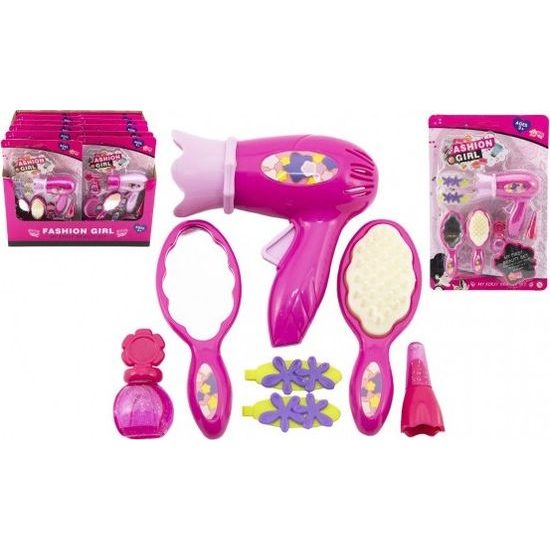 Sada krásy - Malá kadeřnice s fénem a doplňky - mix 2 druhy