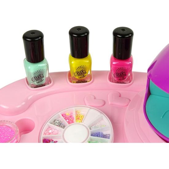 Sada laků na nehty Glitter Lamp Stickers