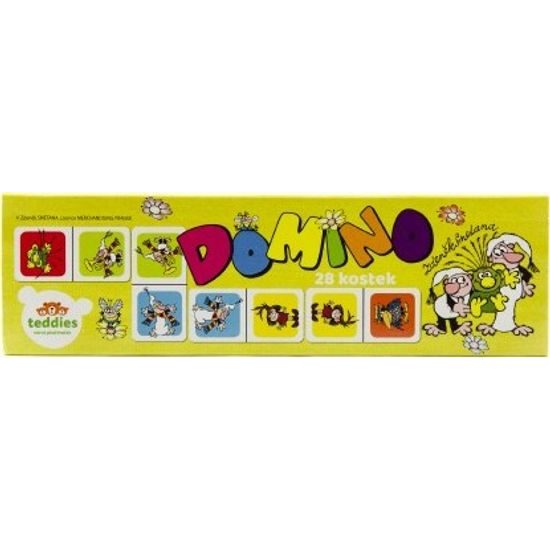 Domino Pojď s námi do pohádky 28ks společenská hra