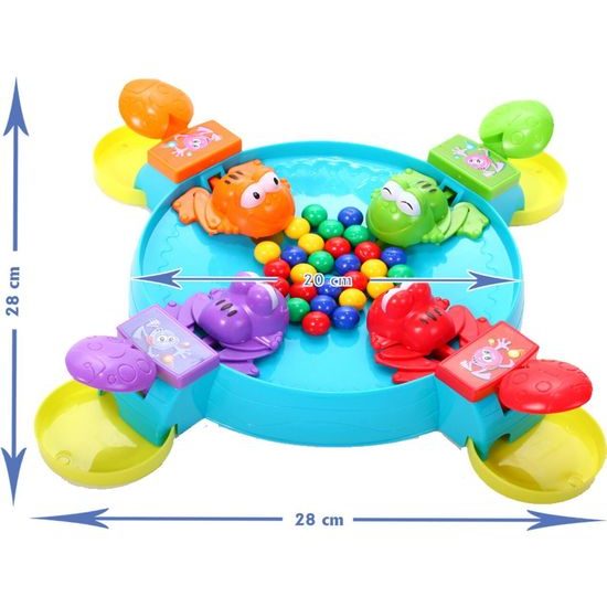 Dětská dovednostní hra Krmení žabiček