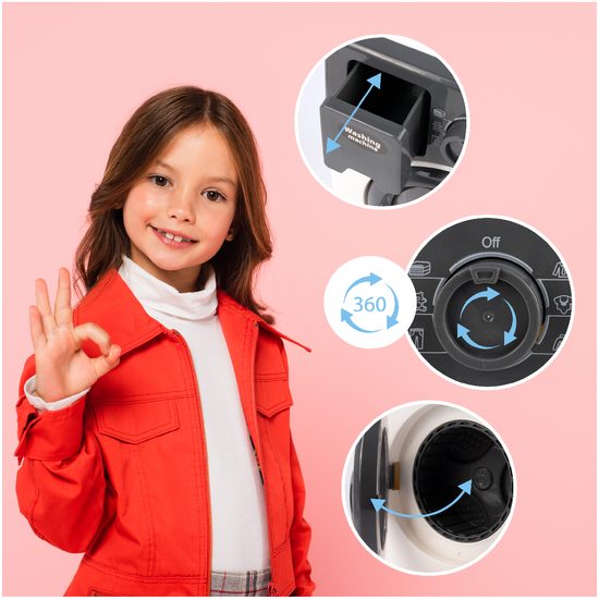 Dětská automatická pračka na baterie Washing Machine
