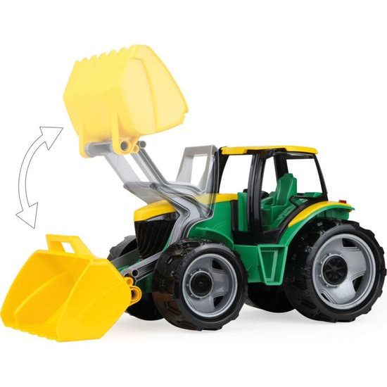 Traktor se lžící - zeleno-žlutý