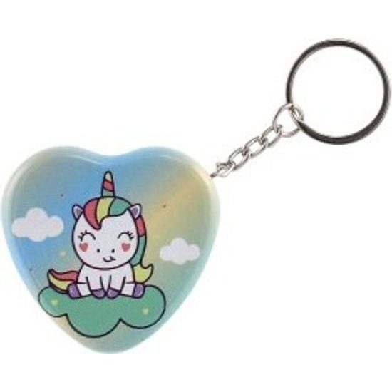 Přívěsek/Krabička srdce, jednorožec - mix barev